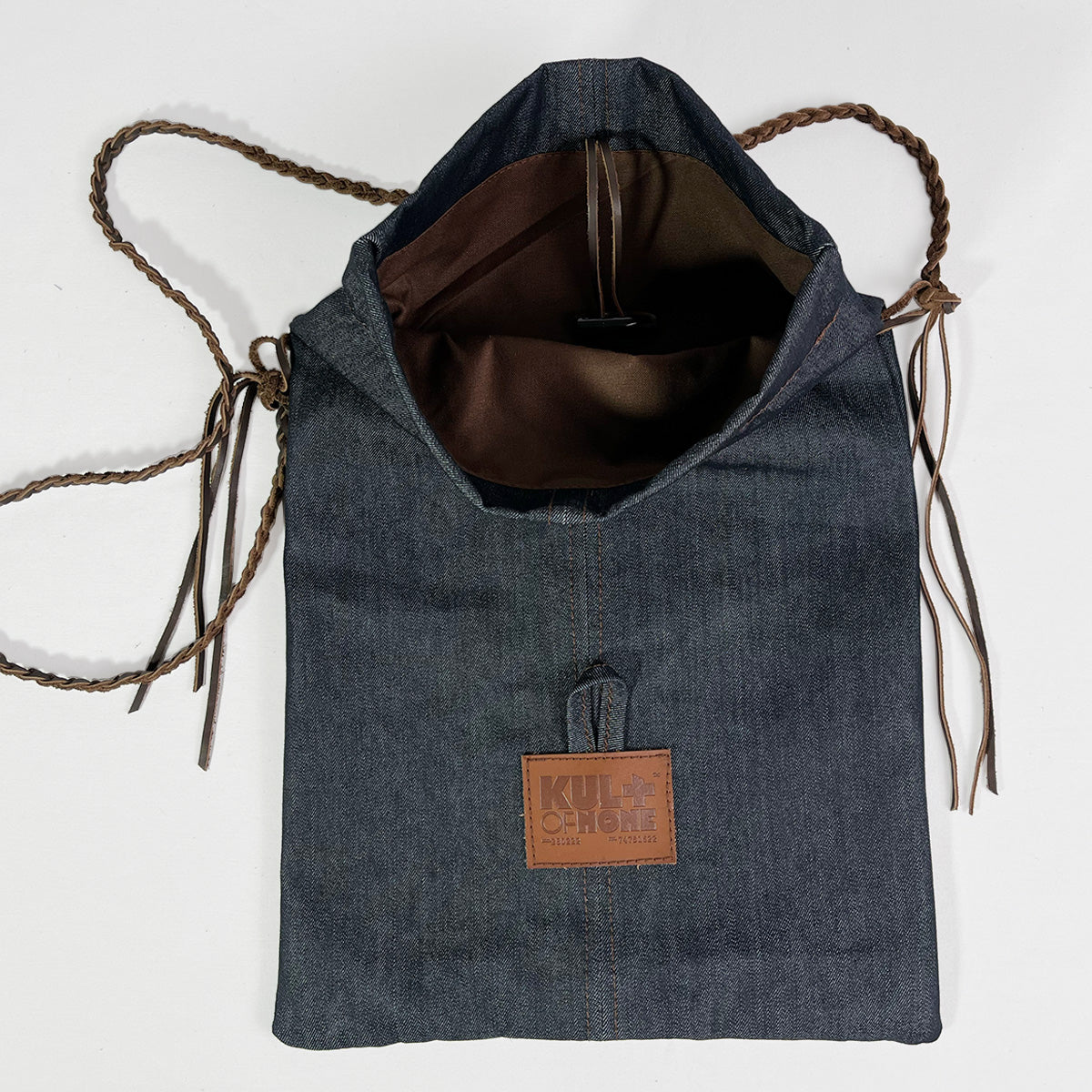 BLUE MESSENGER CROSS BODY BAG