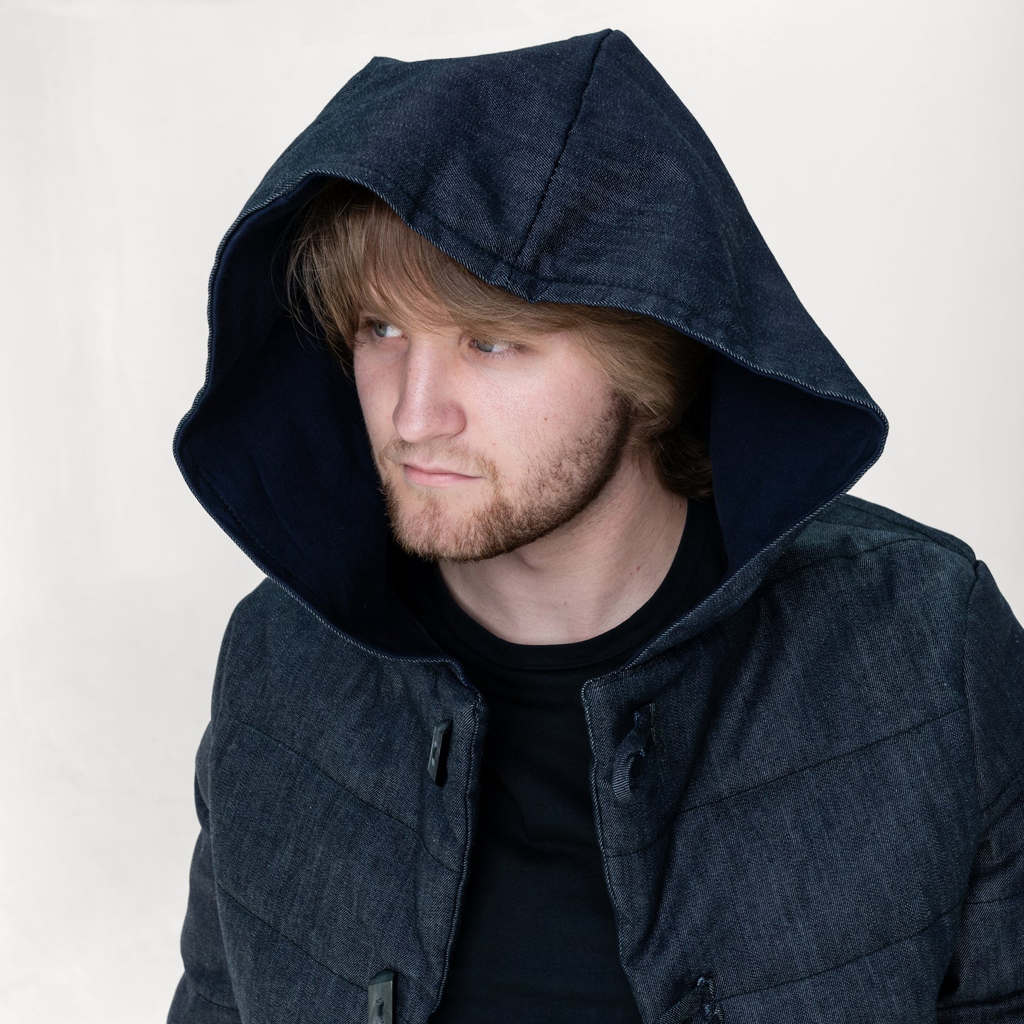 MAX - DENIM PUFFER JACKET