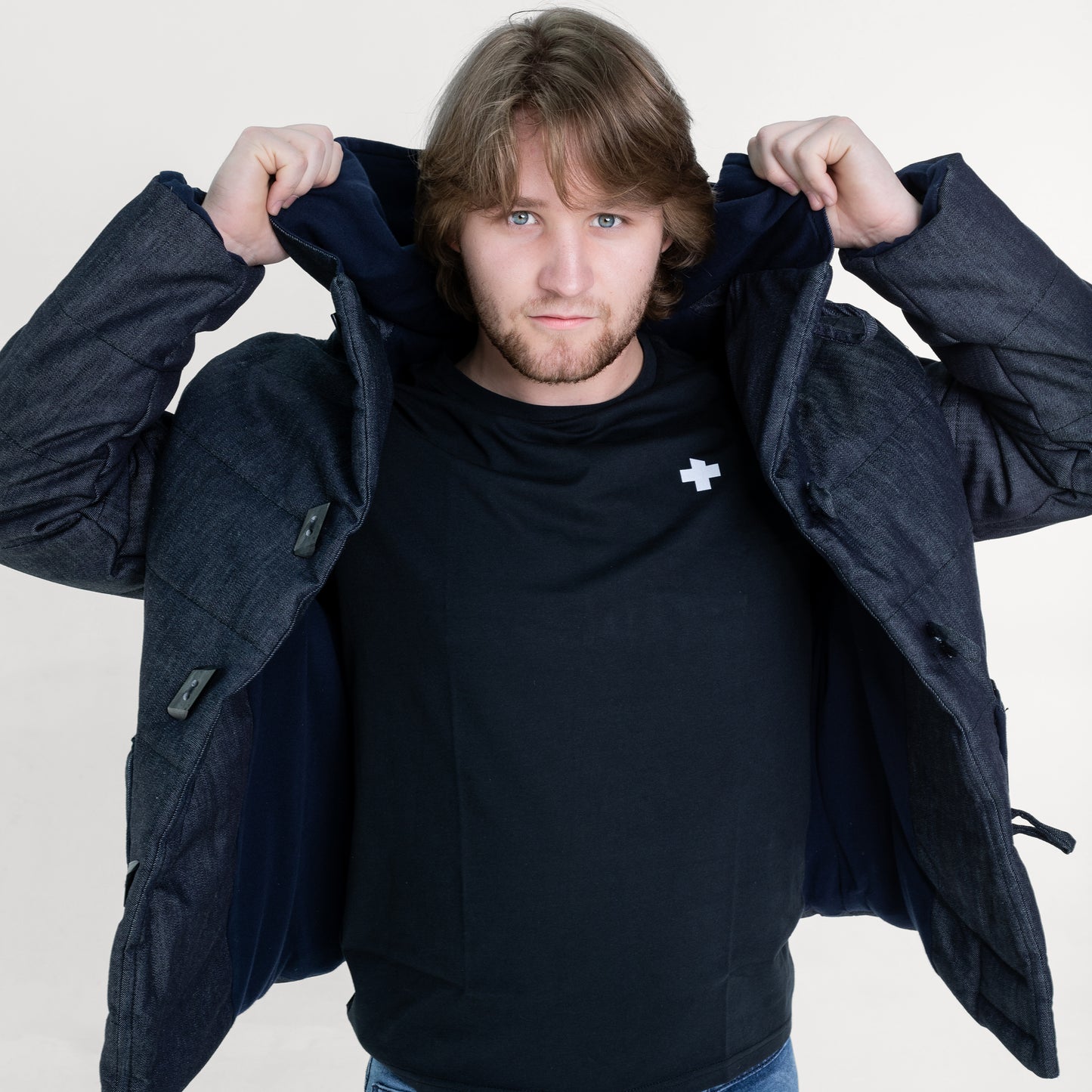 MAX - DENIM PUFFER JACKET