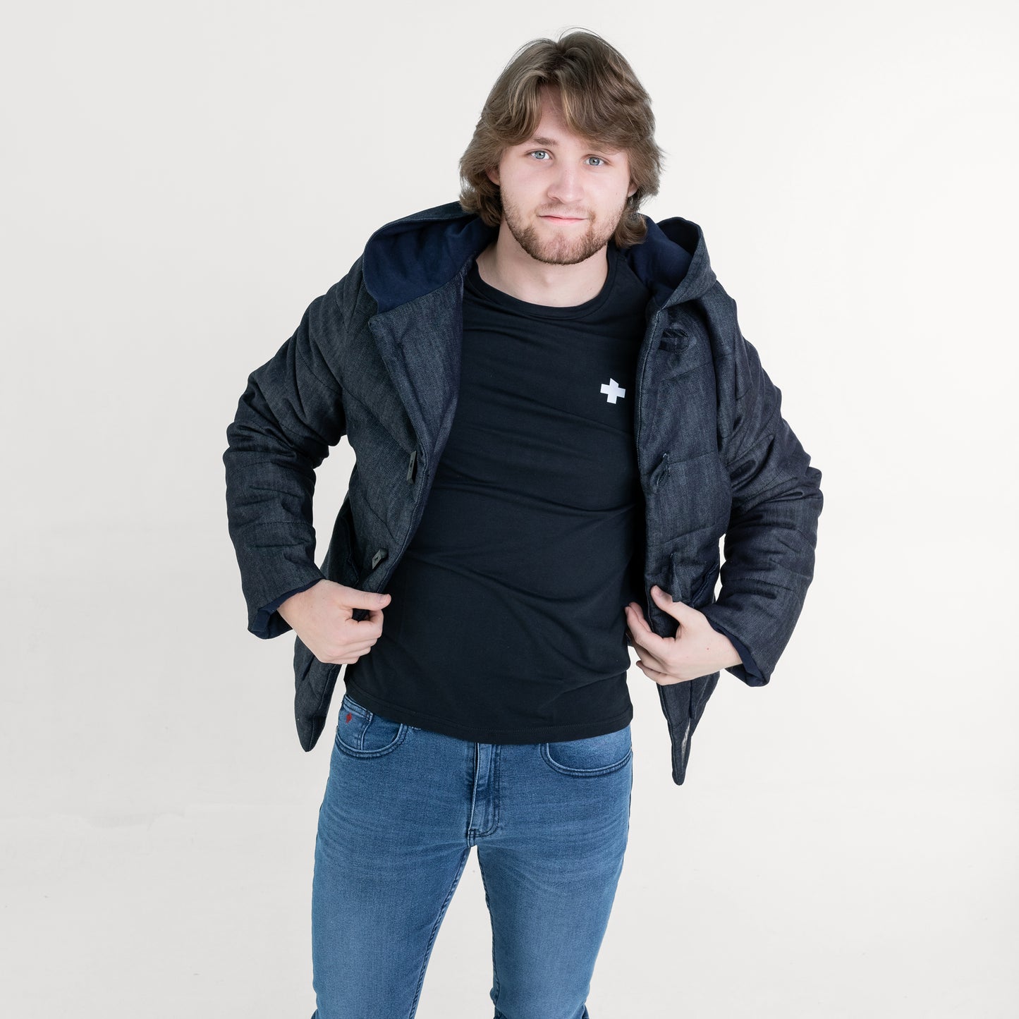 MAX - DENIM PUFFER JACKET