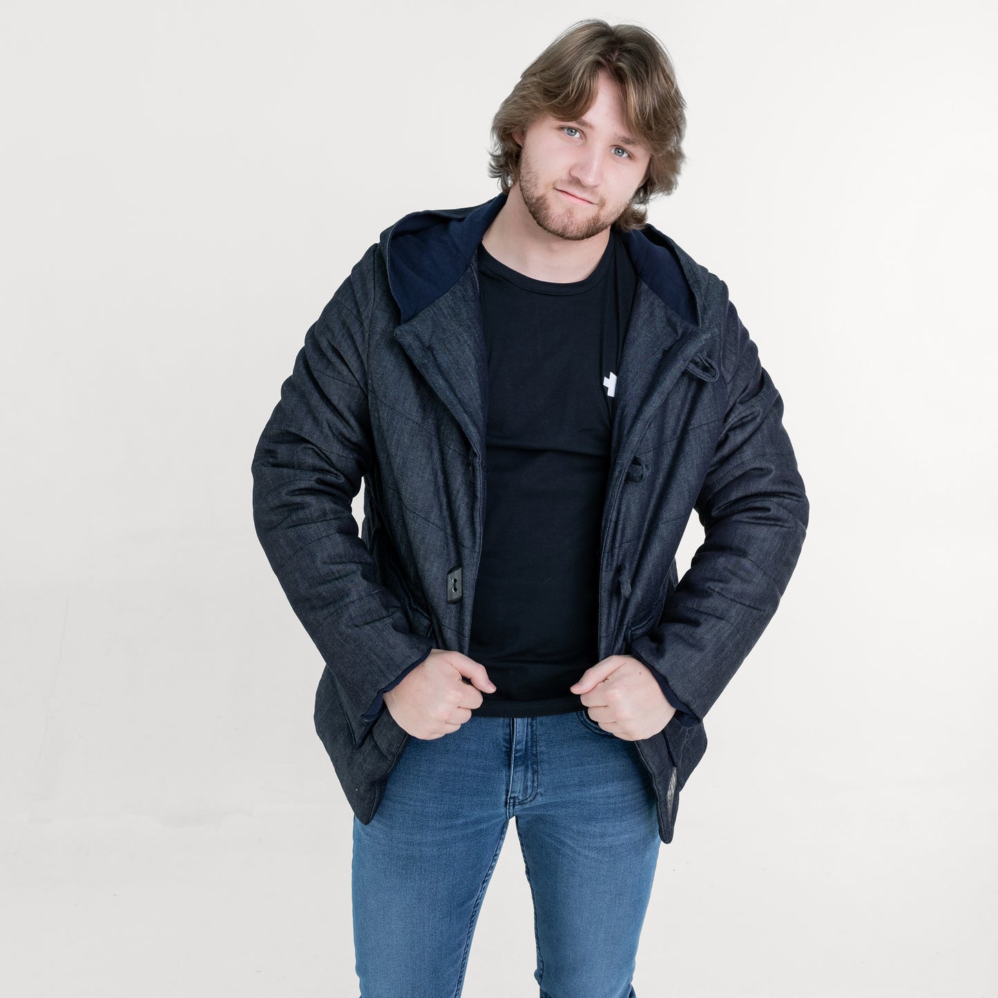 MAX - DENIM PUFFER JACKET