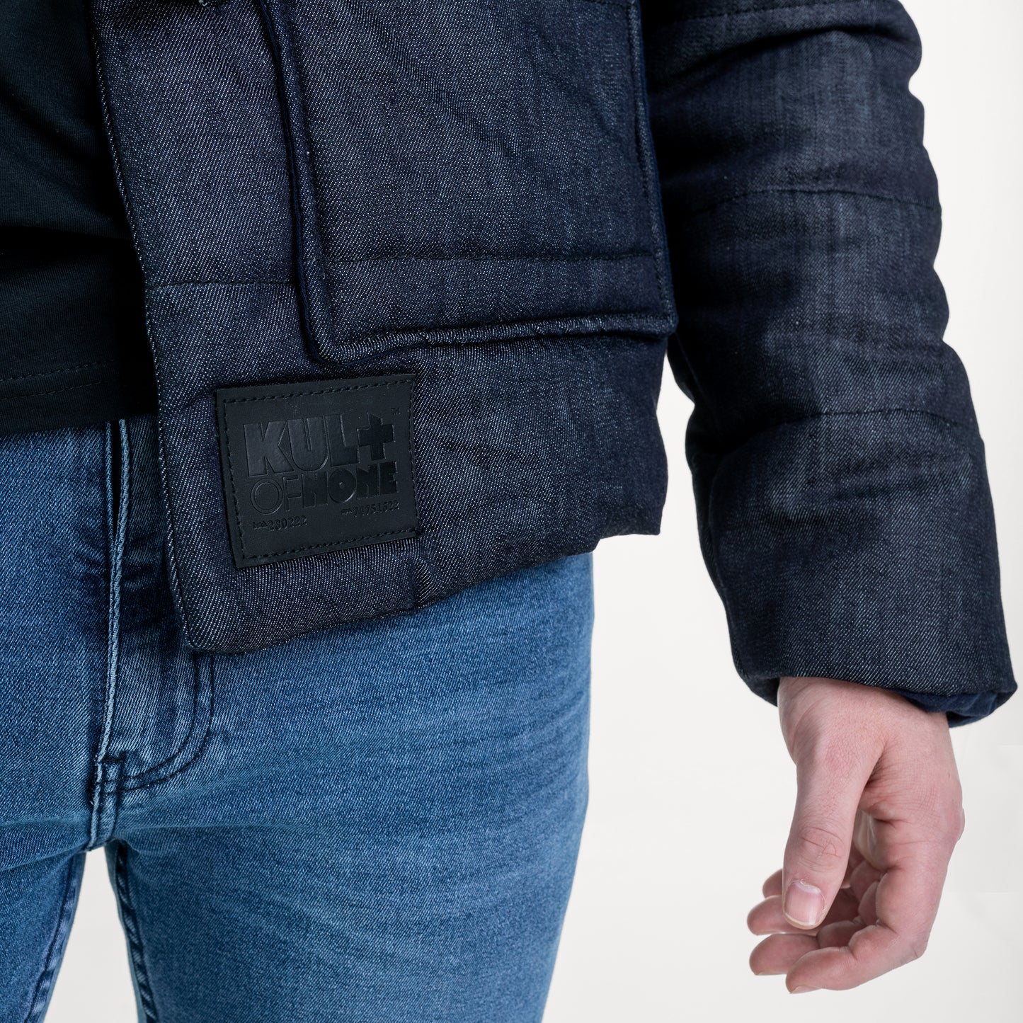 MAX - DENIM PUFFER JACKET