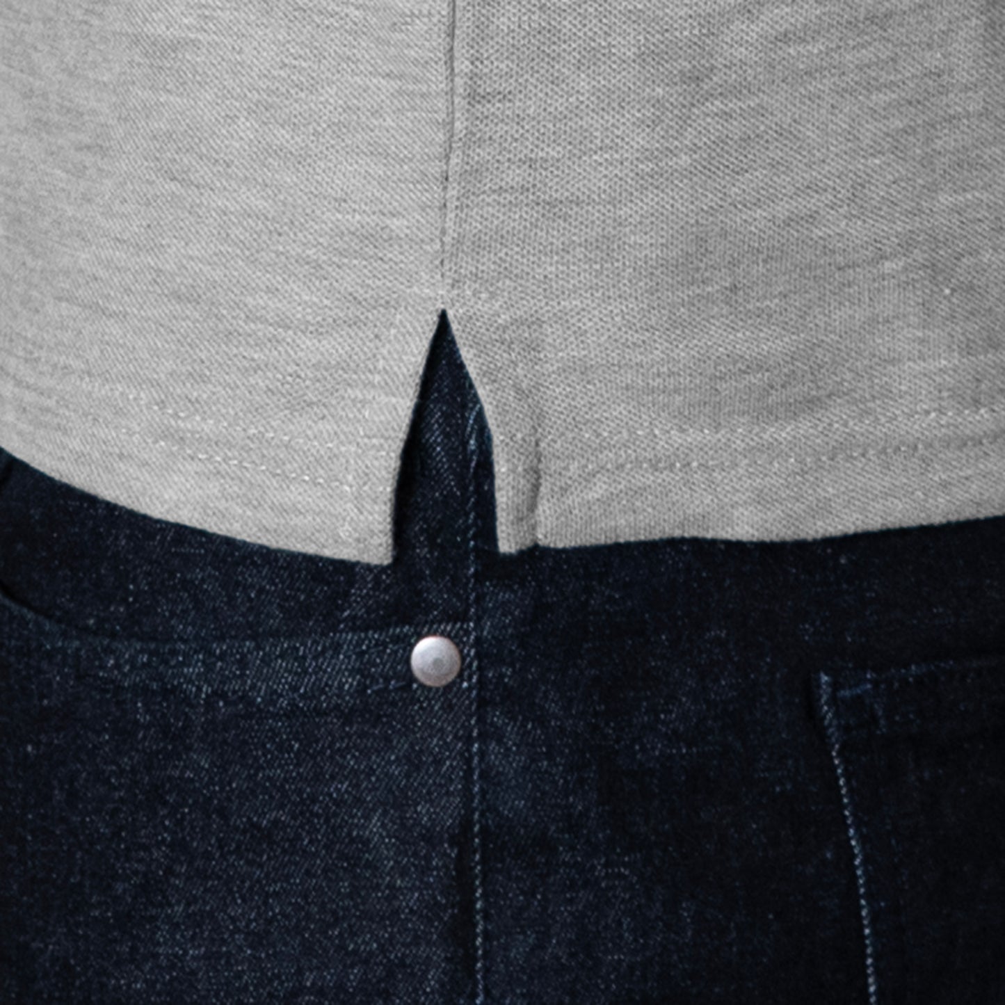 PLAYER - GREY POLO SHIRT