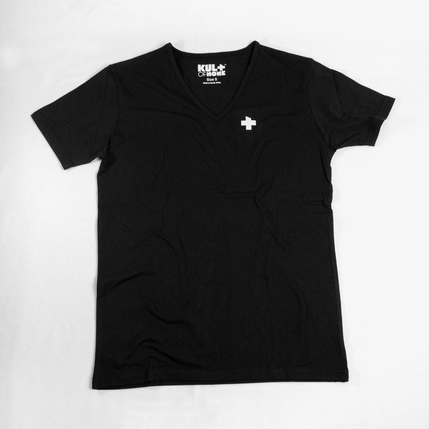LOGO T - BLACK V-NECK