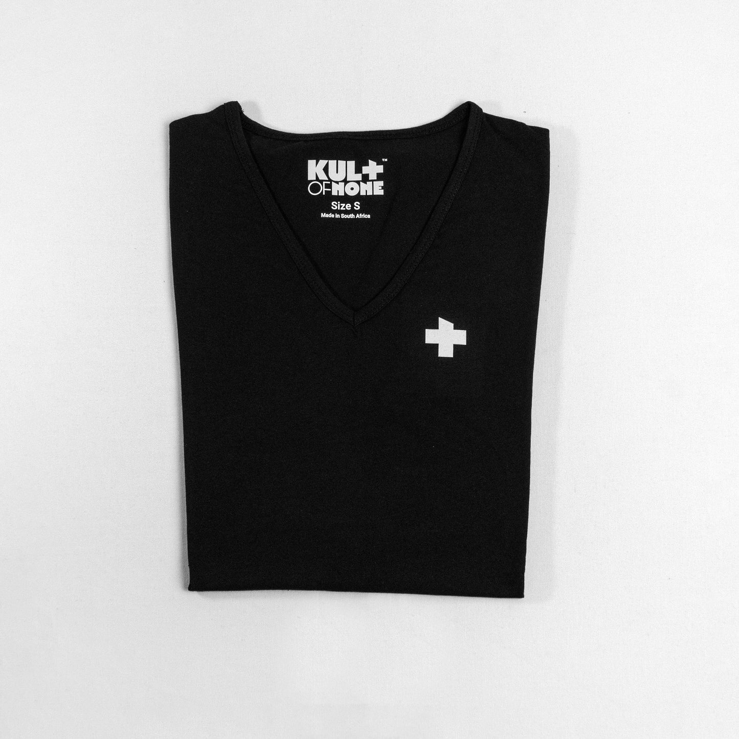 LOGO T - BLACK V-NECK